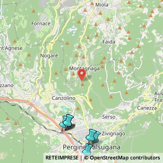 Mappa Via Targa, 38057 Pergine Valsugana TN, Italia (3.39636)