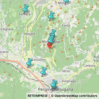 Mappa Via Targa, 38057 Pergine Valsugana TN, Italia (2.89923)