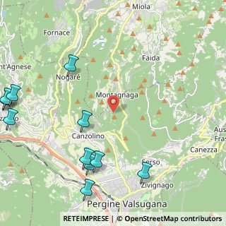 Mappa Via Targa, 38057 Pergine Valsugana TN, Italia (3.04909)