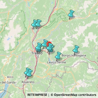 Mappa Via Targa, 38057 Pergine Valsugana TN, Italia (13.85333)