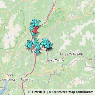 Mappa Via Targa, 38057 Pergine Valsugana TN, Italia (9.2675)