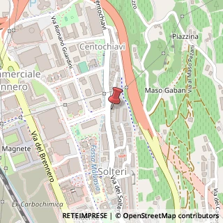 Mappa Via dei Solteri, 1, 38121 Trento, Trento (Trentino-Alto Adige)