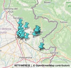 Mappa Via Vittorio Podrecca, 33043 Cividale del Friuli UD, Italia (10.8765)