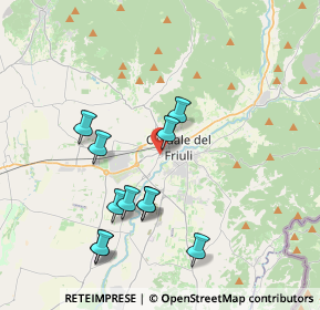 Mappa Via Vittorio Podrecca, 33043 Cividale del Friuli UD, Italia (3.70455)