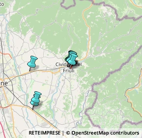Mappa Via Gisulfo, 33043 Cividale del Friuli UD, Italia (3.46364)