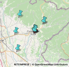 Mappa Via Gisulfo, 33043 Cividale del Friuli UD, Italia (3.72417)