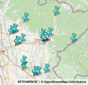 Mappa Via Gisulfo, 33043 Cividale del Friuli UD, Italia (8.418)