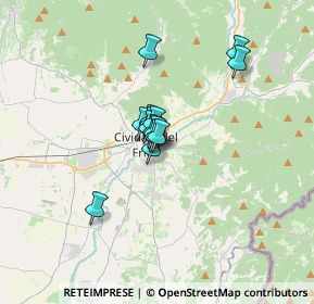 Mappa Via Gisulfo, 33043 Cividale del Friuli UD, Italia (1.83857)