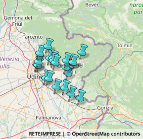 Mappa Via Gisulfo, 33043 Cividale del Friuli UD, Italia (10.418)