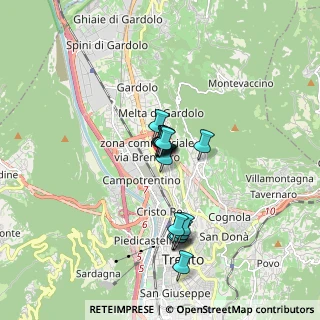 Mappa Viale Del Brennero, 38100 Trento TN, Italia (1.24938)