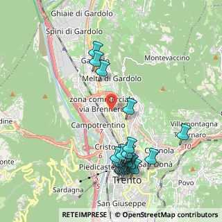 Mappa Viale Del Brennero, 38100 Trento TN, Italia (2.213)
