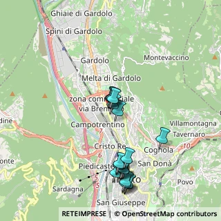 Mappa Viale Del Brennero, 38100 Trento TN, Italia (1.94368)