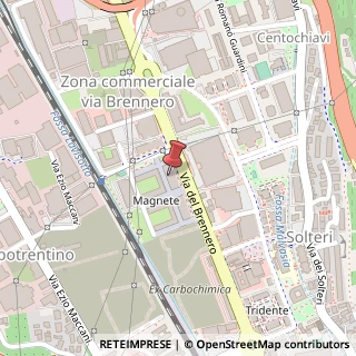 Mappa Via del Brennero, 139, 38121 Trento, Trento (Trentino-Alto Adige)