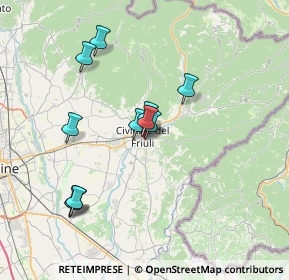 Mappa Piazzetta San Nicolò, 33043 Cividale del Friuli UD, Italia (6.39273)