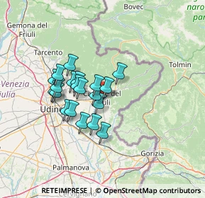 Mappa Piazzetta San Nicolò, 33043 Cividale del Friuli UD, Italia (10.203)