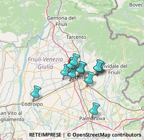 Mappa Via Patrioti, 33010 Tavagnacco UD, Italia (8.86083)
