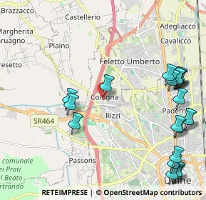 Mappa Via Patrioti, 33010 Tavagnacco UD, Italia (2.7585)