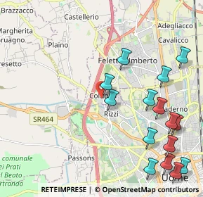 Mappa Via Patrioti, 33010 Tavagnacco UD, Italia (2.59133)