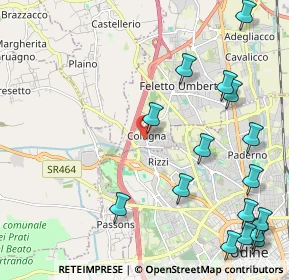 Mappa Via Patrioti, 33010 Tavagnacco UD, Italia (2.85313)