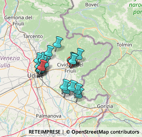 Mappa Via Gorizia, 33043 Cividale del Friuli UD, Italia (10.7865)