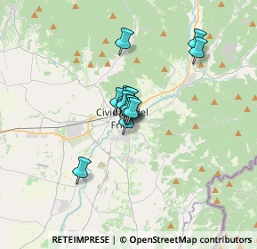 Mappa Via Gorizia, 33043 Cividale del Friuli UD, Italia (1.76)