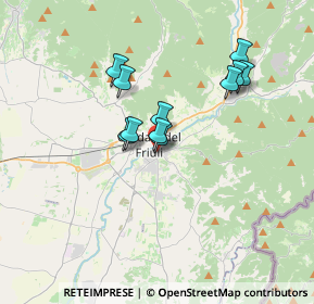 Mappa Via Gorizia, 33043 Cividale del Friuli UD, Italia (2.74545)