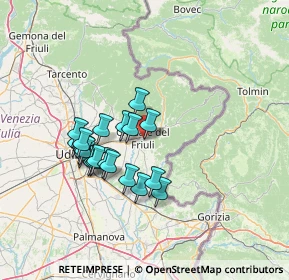 Mappa Piazza Resistenza, 33043 Cividale del Friuli UD, Italia (11.7315)