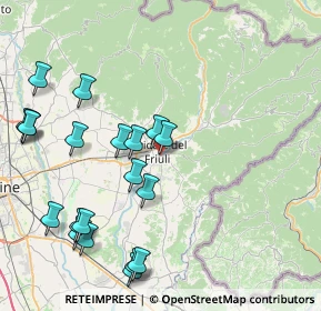 Mappa Piazza Resistenza, 33043 Cividale del Friuli UD, Italia (9.414)