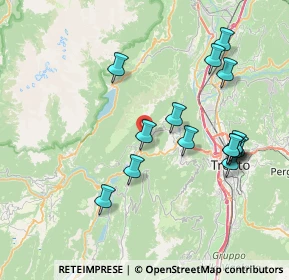 Mappa Via di S. Rocco, 38070 Vezzano TN, Italia (7.83867)