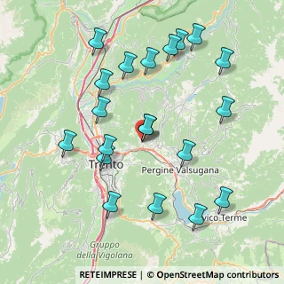 Mappa Via Garibaldi, 38045 Civezzano TN, Italia (8.349)
