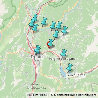 Mappa Via Garibaldi, 38045 Civezzano TN, Italia (6.51385)