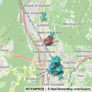 Mappa Via Marino Stenico, 38121 Trento TN, Italia (2.005)