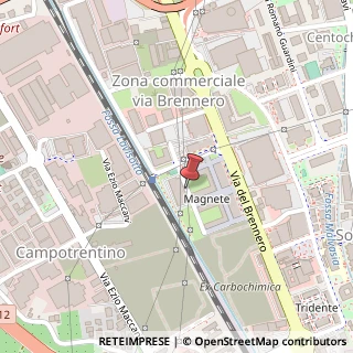 Mappa Via Marino Stenico, 24, 38121 Trento, Trento (Trentino-Alto Adige)