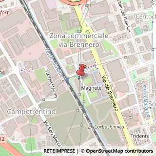 Mappa Via Marino Stenico, 12, 38121 Trento, Trento (Trentino-Alto Adige)