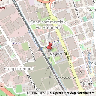 Mappa Via Marino Stenico, 26, 38121 Trento, Trento (Trentino-Alto Adige)