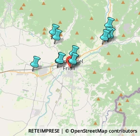 Mappa Via Scipione di Manzano, 33043 Cividale del Friuli UD, Italia (2.85333)
