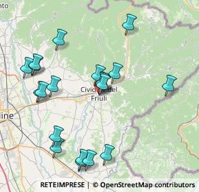 Mappa Via Scipione di Manzano, 33043 Cividale del Friuli UD, Italia (8.243)