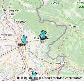 Mappa Via Scipione di Manzano, 33043 Cividale del Friuli UD, Italia (20.94471)