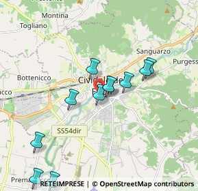 Mappa Borgo San Lazzaro, 33043 Cividale del Friuli UD, Italia (1.80273)