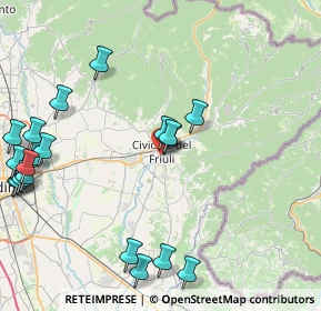 Mappa Borgo San Lazzaro, 33043 Cividale del Friuli UD, Italia (10.5455)