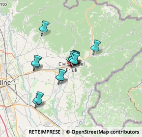 Mappa Borgo San Lazzaro, 33043 Cividale del Friuli UD, Italia (4.70929)