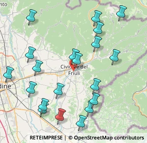 Mappa Borgo San Lazzaro, 33043 Cividale del Friuli UD, Italia (9.17)