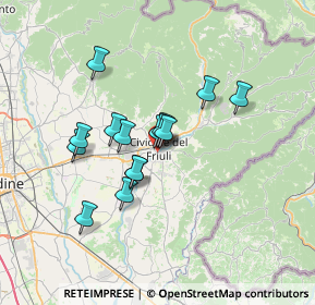 Mappa Borgo San Lazzaro, 33043 Cividale del Friuli UD, Italia (5.13467)