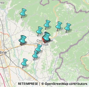 Mappa Borgo San Lazzaro, 33043 Cividale del Friuli UD, Italia (5.20063)