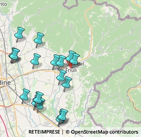 Mappa Borgo San Lazzaro, 33043 Cividale del Friuli UD, Italia (9.164)