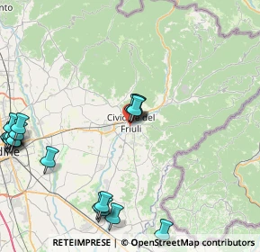 Mappa Borgo San Lazzaro, 33043 Cividale del Friuli UD, Italia (11.0945)