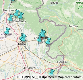 Mappa Borgo San Lazzaro, 33043 Cividale del Friuli UD, Italia (17.17917)