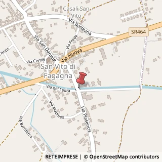 Mappa Via Plasencis, 23, 33030 San Vito di Fagagna, Udine (Friuli-Venezia Giulia)