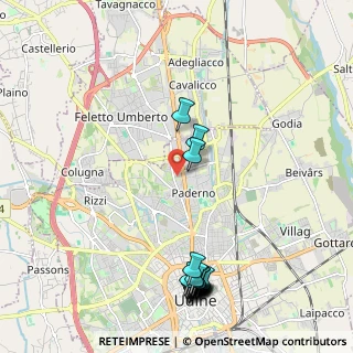 Mappa Via Cjavecis, 33100 Udine UD, Italia (2.61)