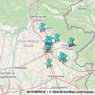 Mappa Via Cjavecis, 33100 Udine UD, Italia (9.30091)